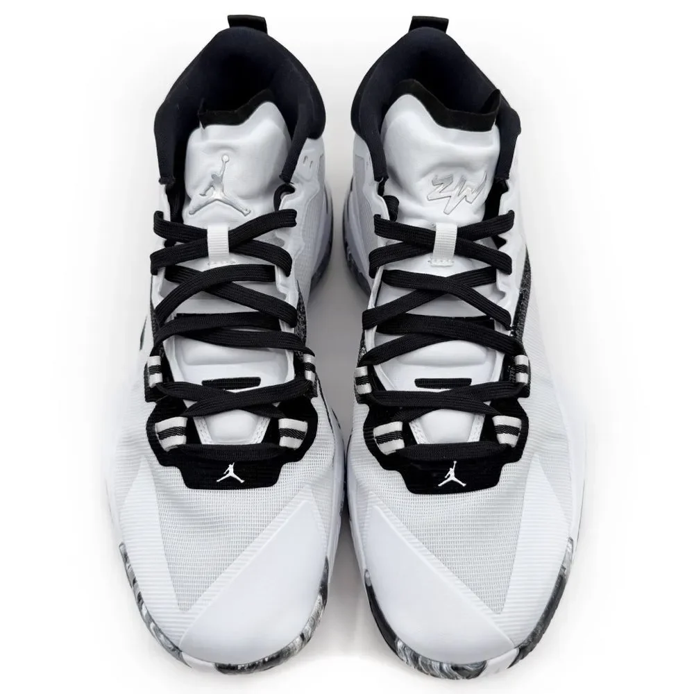 Sir Jordan Zion 1 TB Basketball Sneakers Mens Size 12.5 Shoes White Black New